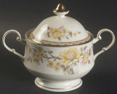 Peking Summer Sugar Bowl & Lid