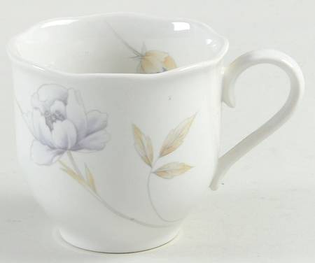 Peony Splendor Flat Demitasse Cup