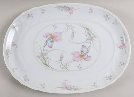 Pink Beauty 14" Oval Serving Platter
