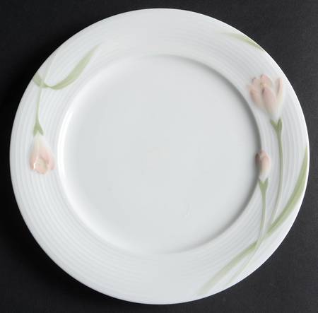 Pink Crocus Salad Plate