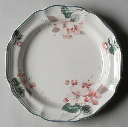 Pink Dogwood Salad Plate