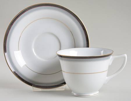 Pierpont Footed Cup & Saucer Set