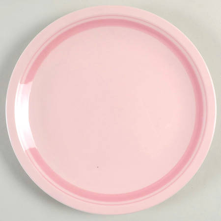 Pink Frost Salad Plate