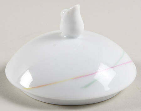 Pink Hibiscus Lid for Sugar Bowl