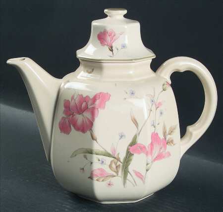 Pink Iris Coffee Pot & Lid by Mikasa
