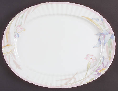 Pink Melody 14" Oval Serving Platter
