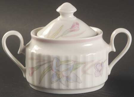 Pink Melody Sugar Bowl & Lid