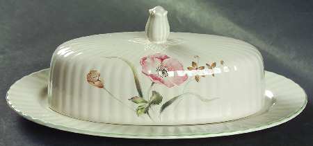Pink Poppy 1/4 Lb Covered Butter