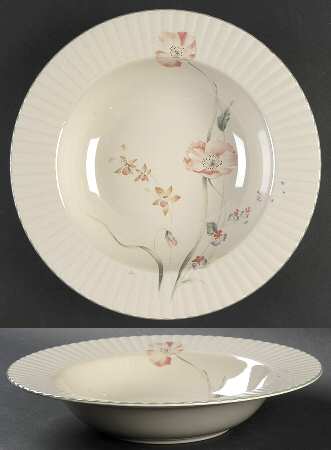 Pink Poppy 11" Round Vegetable Bowl