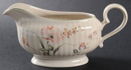 Pink Poppy Gravy Boat