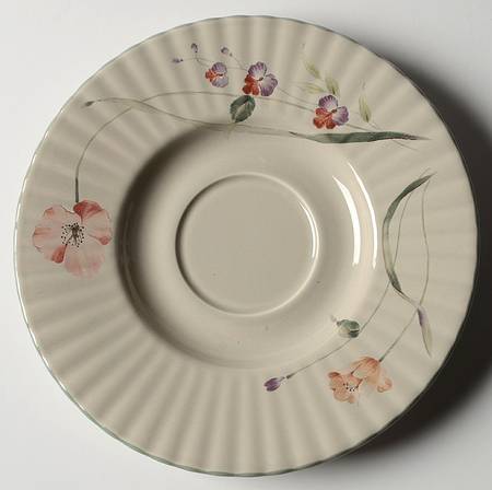 Pink Poppy Saucer