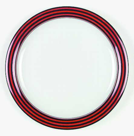 Pipeline Red Dinner Plate