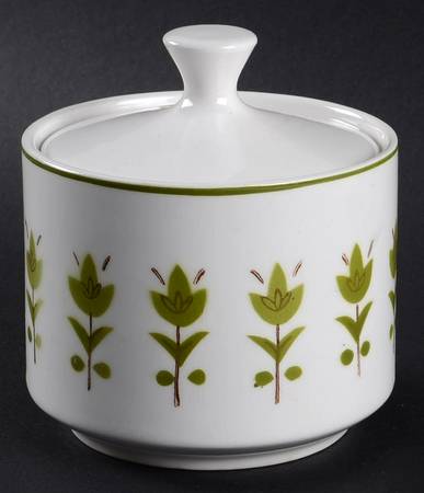 Pirouette Sugar Bowl & Lid