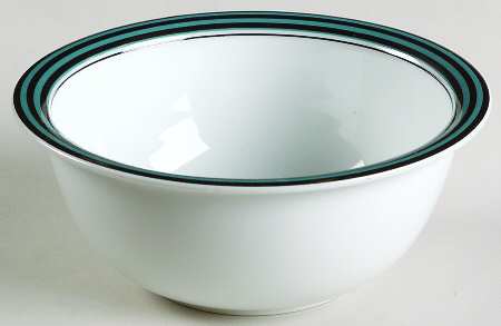 Pipeline Turquoise Rim Cereal Bowl
