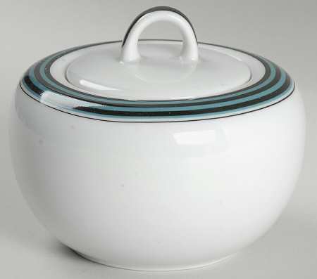 Pipeline Turquoise Sugar Bowl & Lid