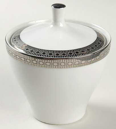 Platina Sugar Bowl & Lid by Mikasa