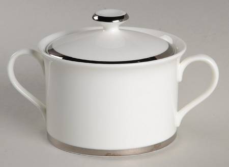 Platinum Sugar Bowl & Lid