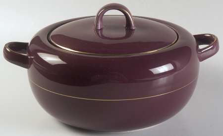 Plum Round Covered Vegetable