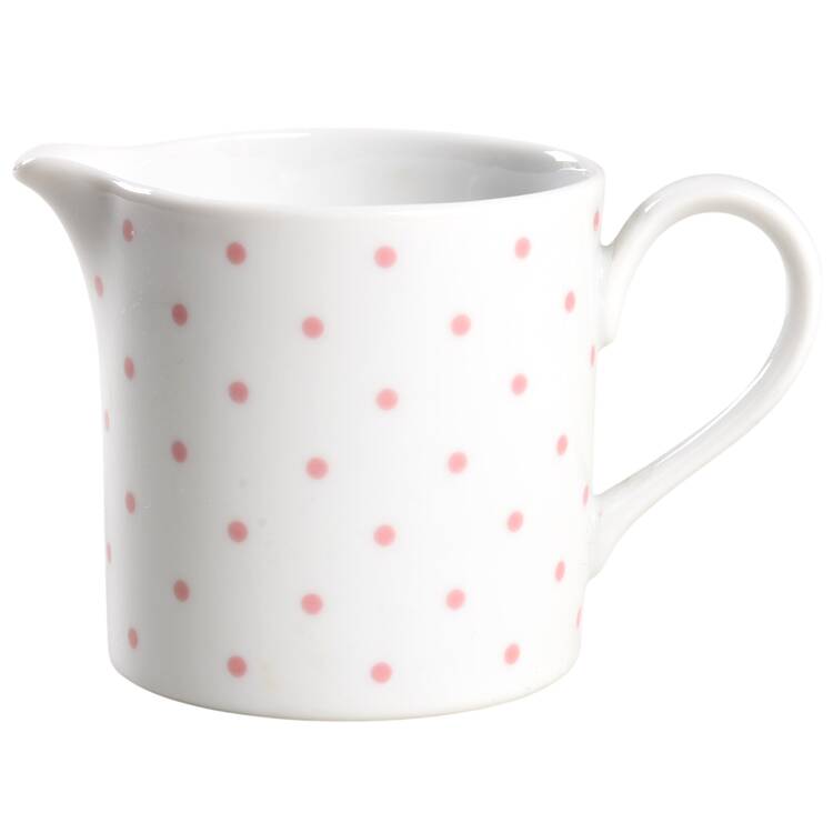 Polka Dots Pink Creamer