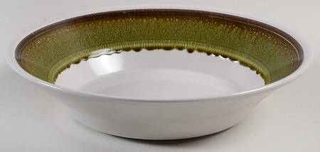 Pocono Green 10" Round Vegetable Bowl