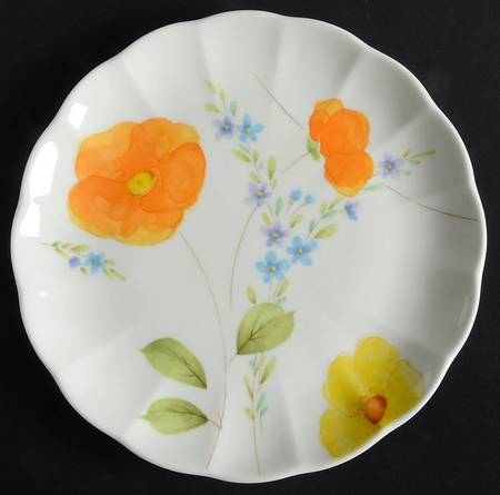 Poppy Love Salad Plate