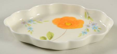 Poppy Love Silver Tray