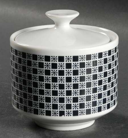 Polka Sugar Bowl & Lid