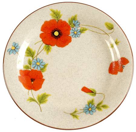 Poppy Parade Salad Plate