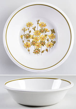 Posy Parade 9" Round Vegetable Bowl