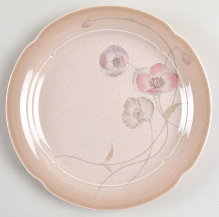 Poppies Salad Plate