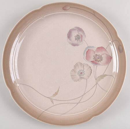 Poppies 12" Chop Plate (Round Platter)