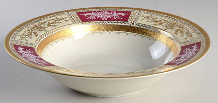 Pompadour Ruby 10" Round Vegetable Bowl
