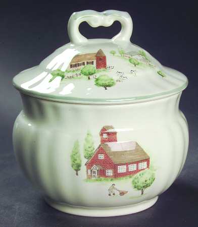 Pound Ridge Sugar Bowl & Lid
