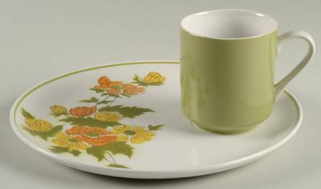 Ponte Vedra Snack Plate & Cup Set