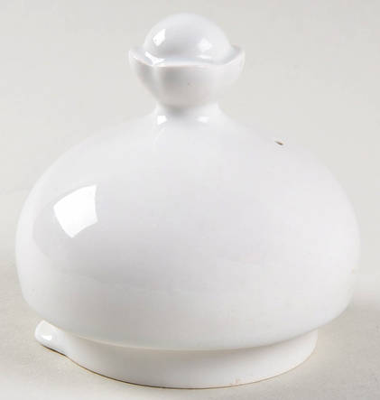 Porcelain White Lid for Teapot