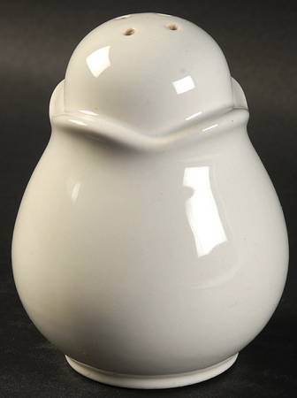 Porcelain White Salt Shaker