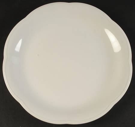 Porcelain White 12" Chop Plate (Round Platter)