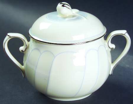 Precious Blue Sugar Bowl & Lid
