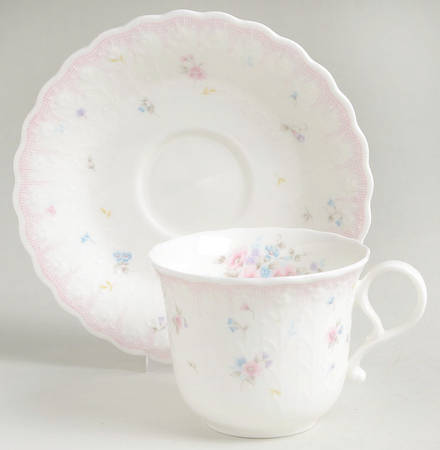Precious Flat Demitasse Cup & Saucer Set