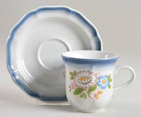 Primrose Flat Cup & Saucer Set