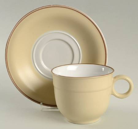 Primrose Flat Cup & Saucer Set