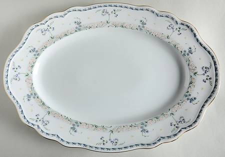 Priscilla 15" Oval Serving Platter