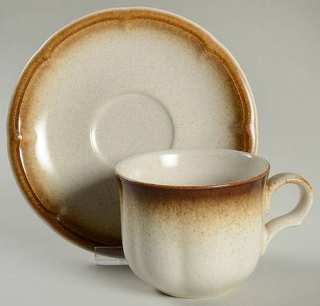 Provincial Flat Cup & Saucer Set