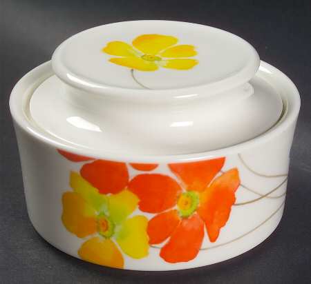 Pretty Posies Sugar Bowl & Lid by Mikasa
