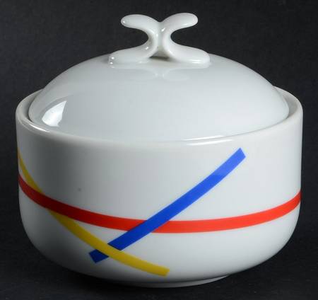 Primary Palette Sugar Bowl & Lid