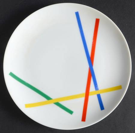 Primary Palette Salad Plate