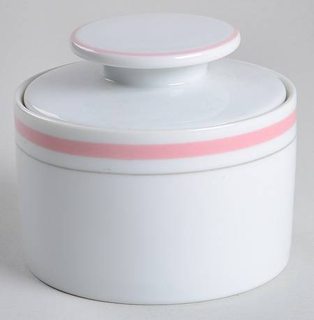 Preppie Pink Sugar Bowl & Lid