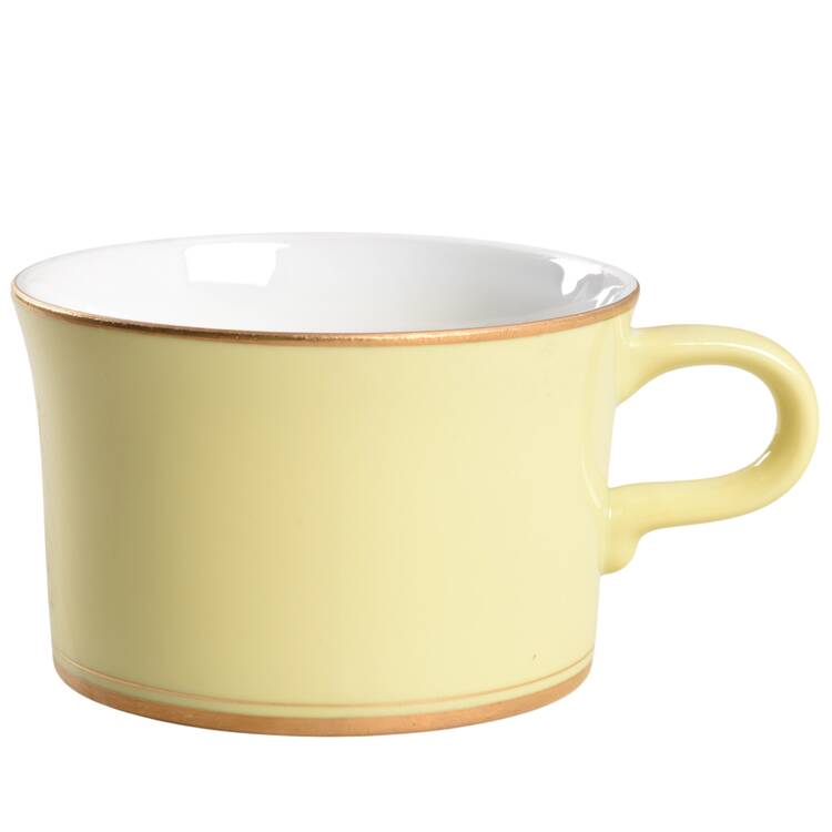 Prim Rose Yellow Flat Cup