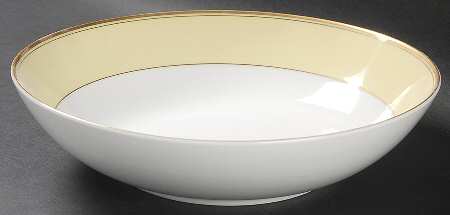 Prim Rose Yellow 9" Round Vegetable Bowl
