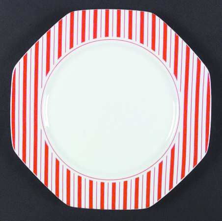 Preppie Red Dinner Plate
